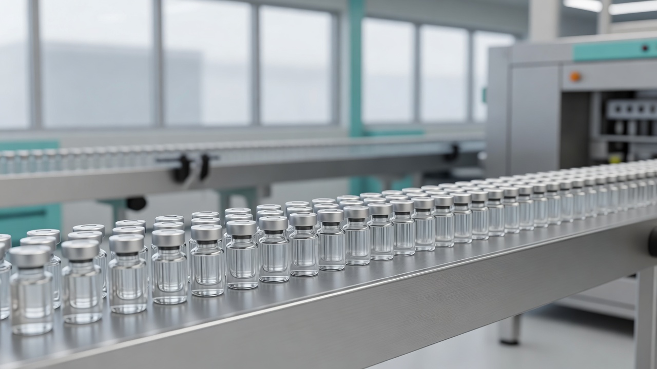 PPG finished branded peptide vials