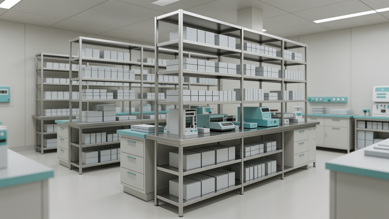 PPG storage and packaging room